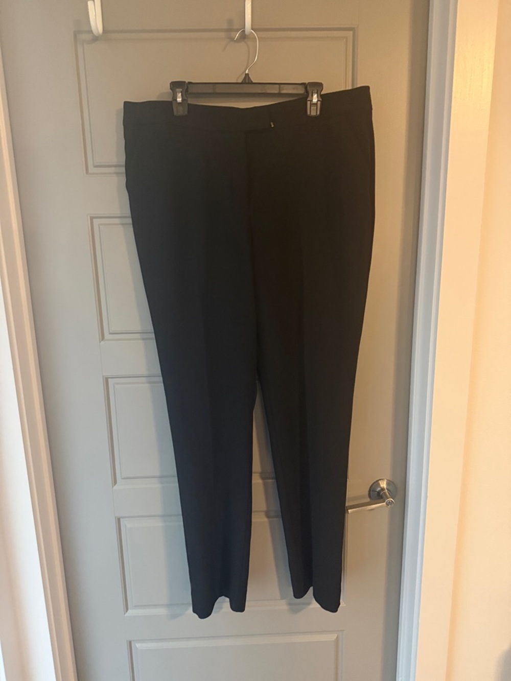 Investments Black Tailored Straight-Leg Trousers